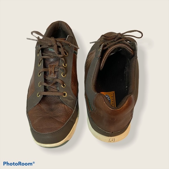 ❌❌ SOLD ❌❌ FootJoy FJ Contour Men’s Golf Shoes Size 11.5W - Picture 3 of 5